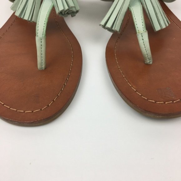 COACH Sheena Fringe Sandals Mint Size 9 - Picture 8 of 12